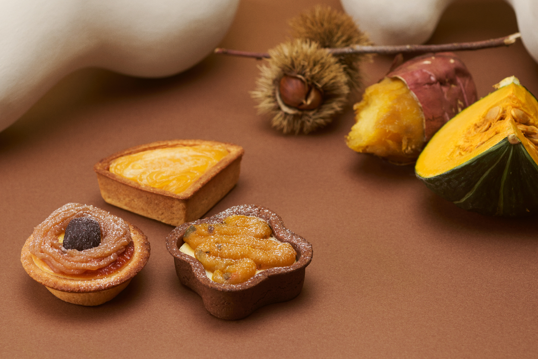芋栗かぼちゃスイーツ】BAKE CHEESE TARTがお届けする、秋のごちそう