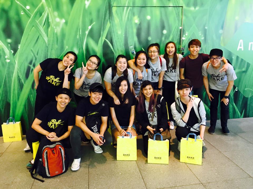 The opening of our second store in Singapore. Kerry is the one making a peace sign on the left.